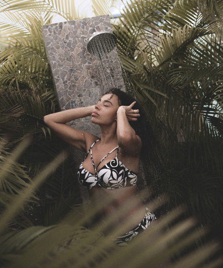 Mauritius bikiniöverdel, Svart