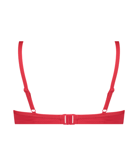 Scallop icke-formpressad bikini&ouml;verdel med bygel, Rosa