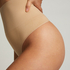 Hög uppstramande stringtrosa Seamless, Beige