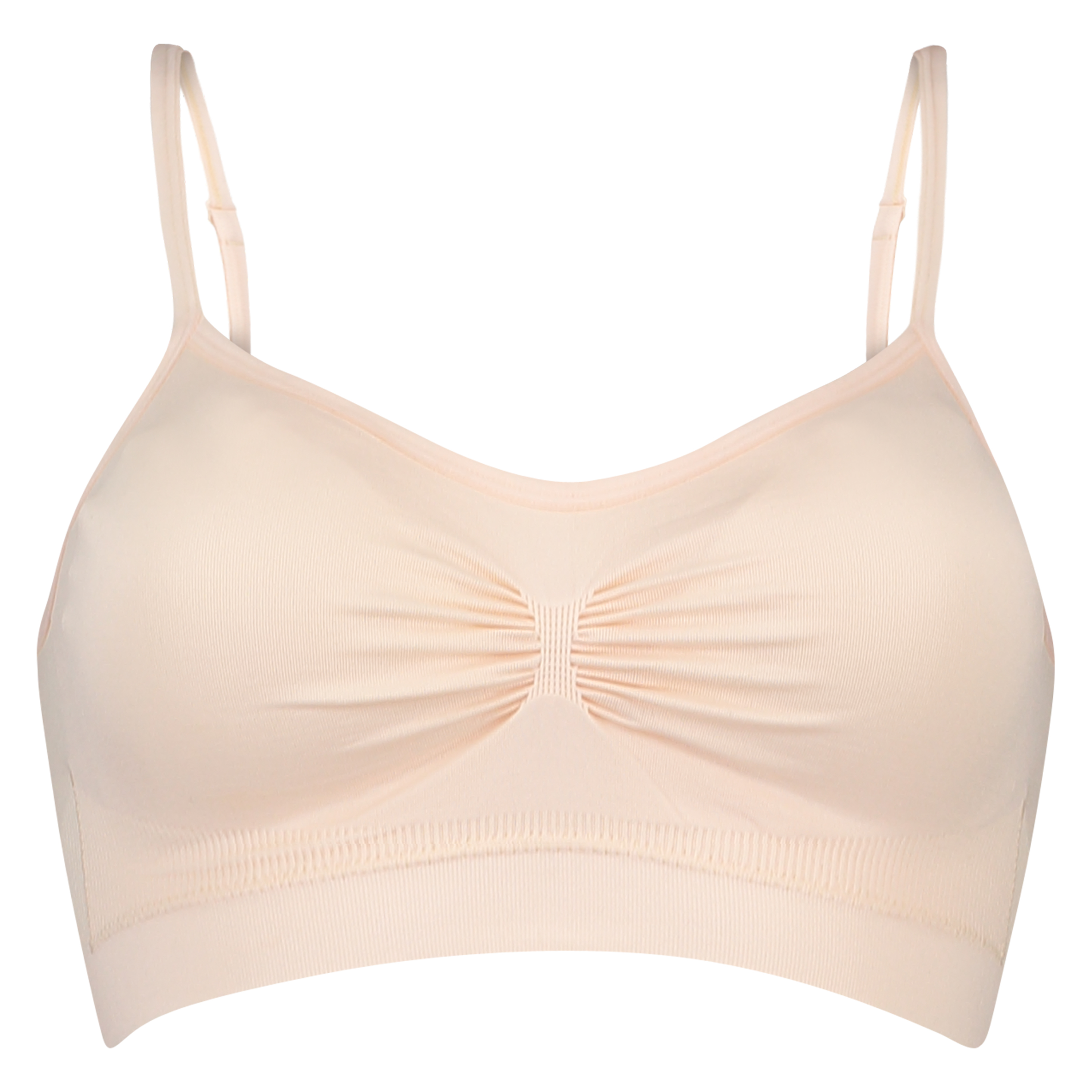 Sömlöst linne Strappy, Beige, main