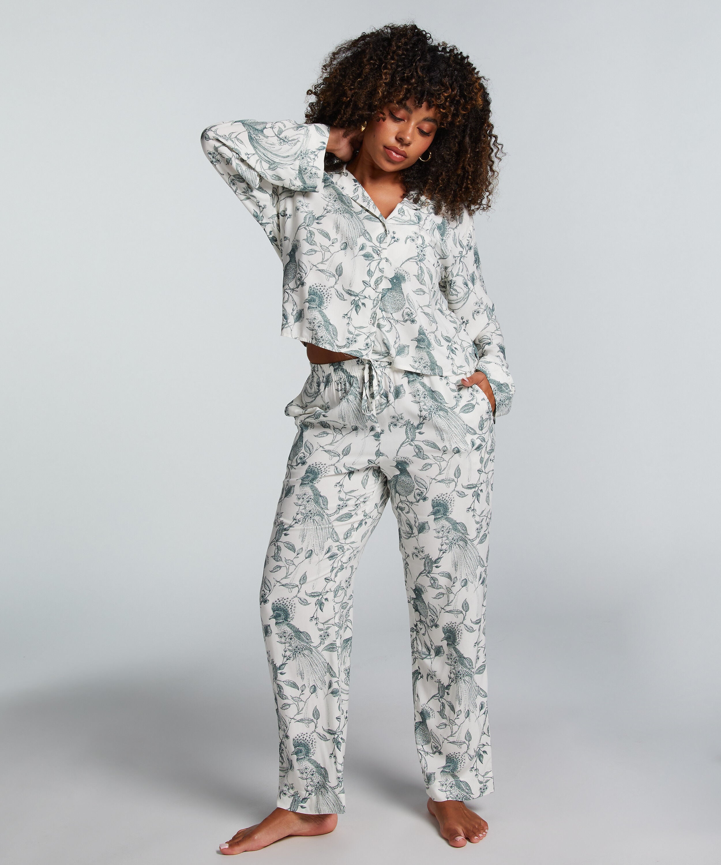 Petite pyjamasbyxor, Vit