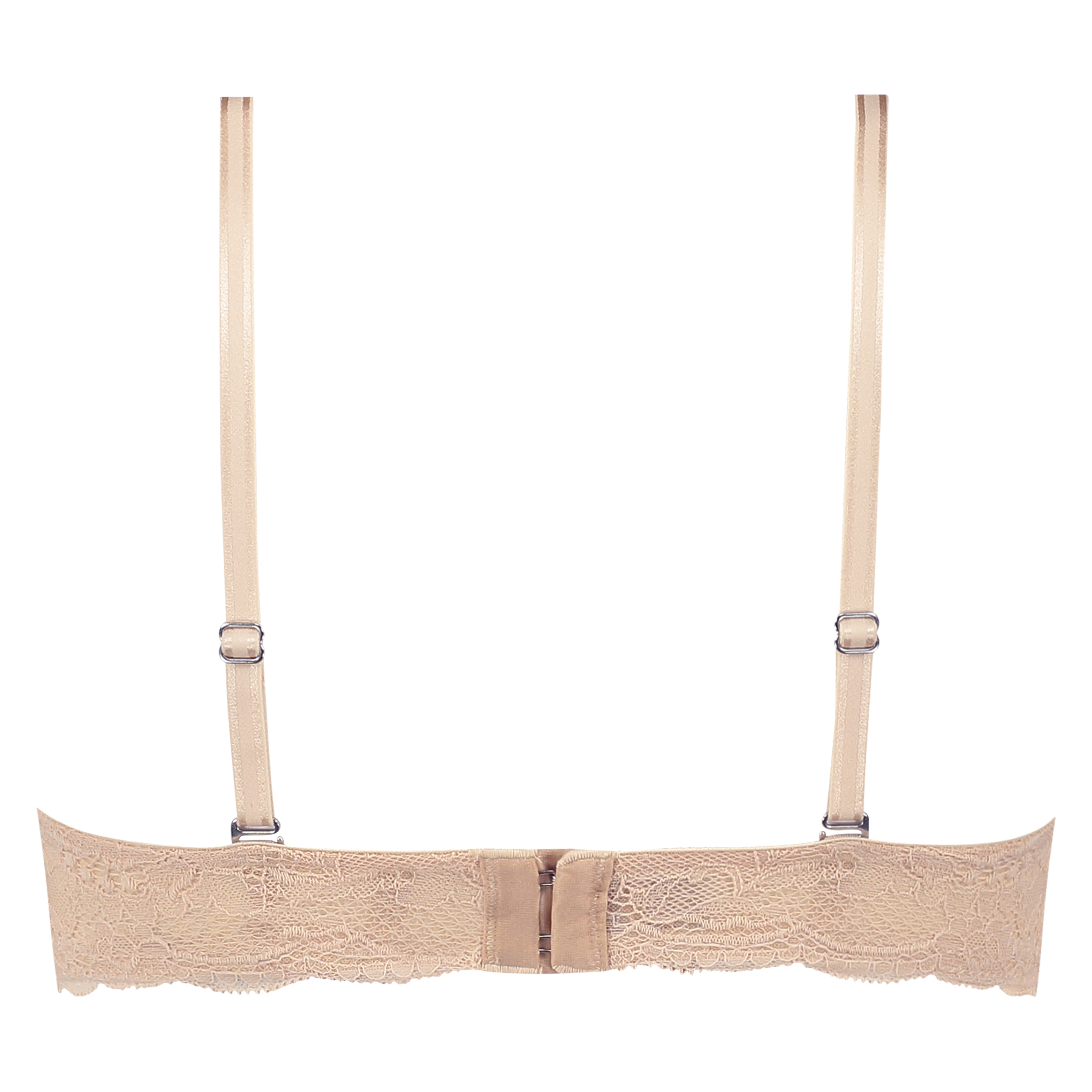 Formpressad axelbandslös bygel-bh Angie, Beige, main