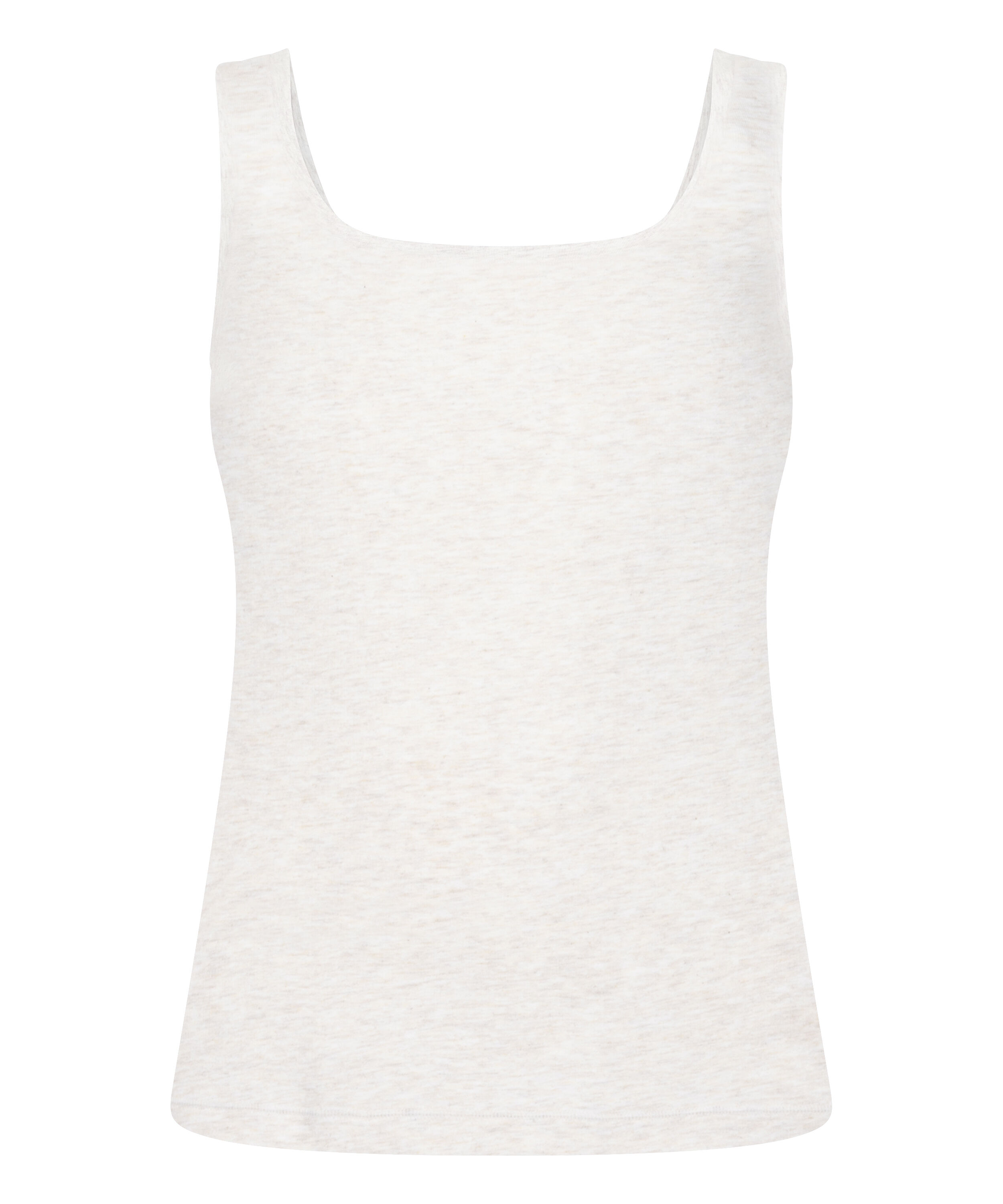 Singlet linne i mjuk bomull, Beige