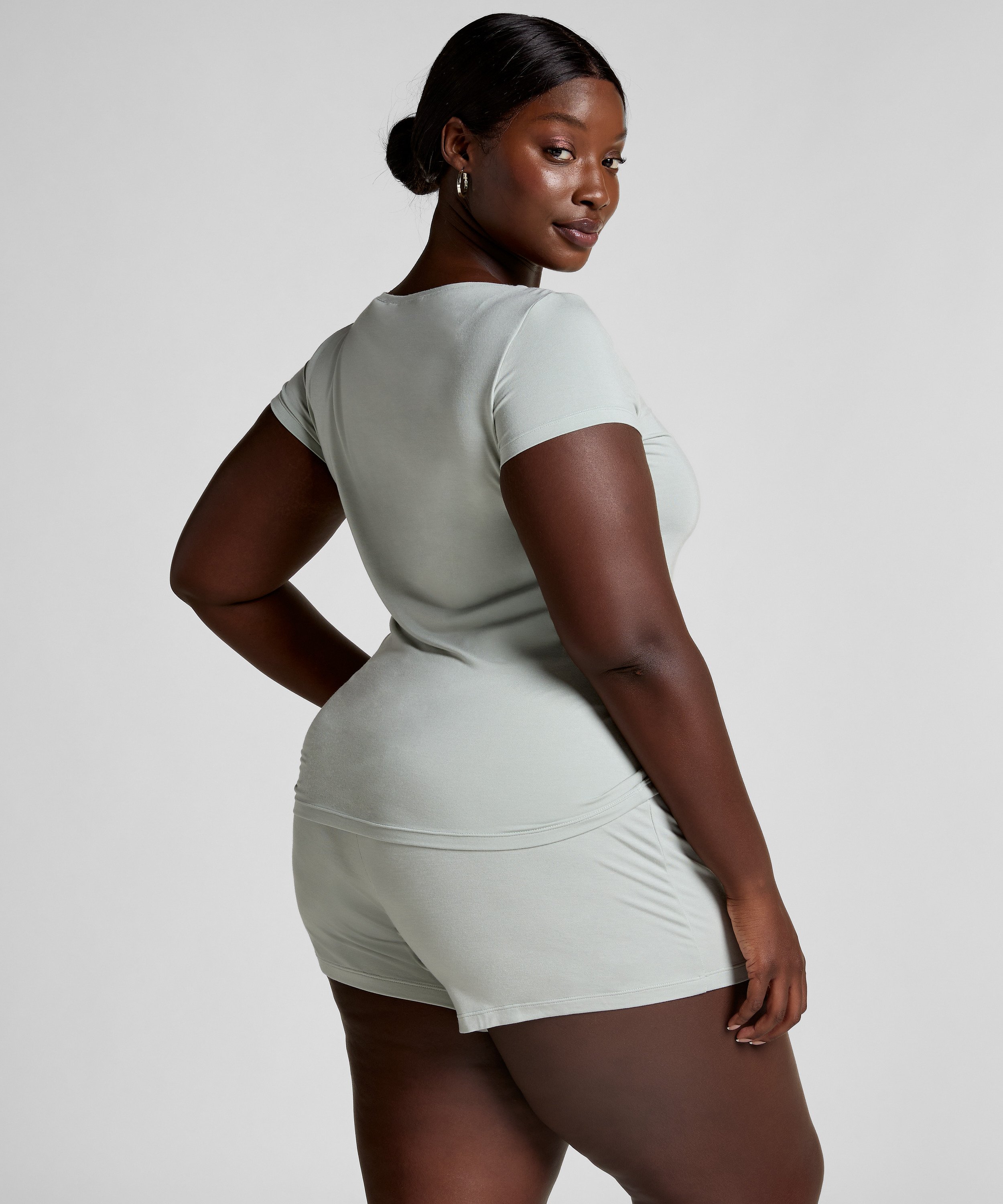 Pyjamasset i jersey, Grå, main