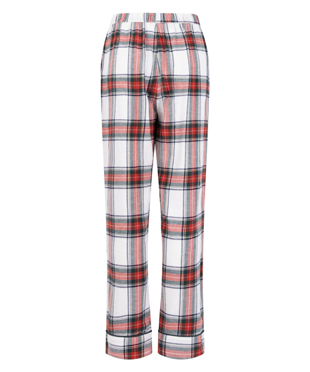 Pyjamasbyxori flanell, Vit