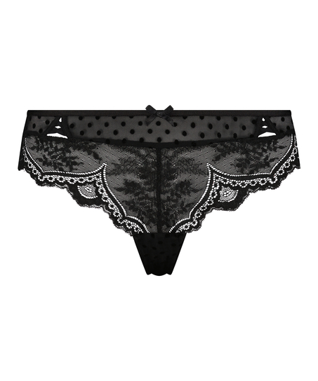 Tonia brazilian-trosa, Svart