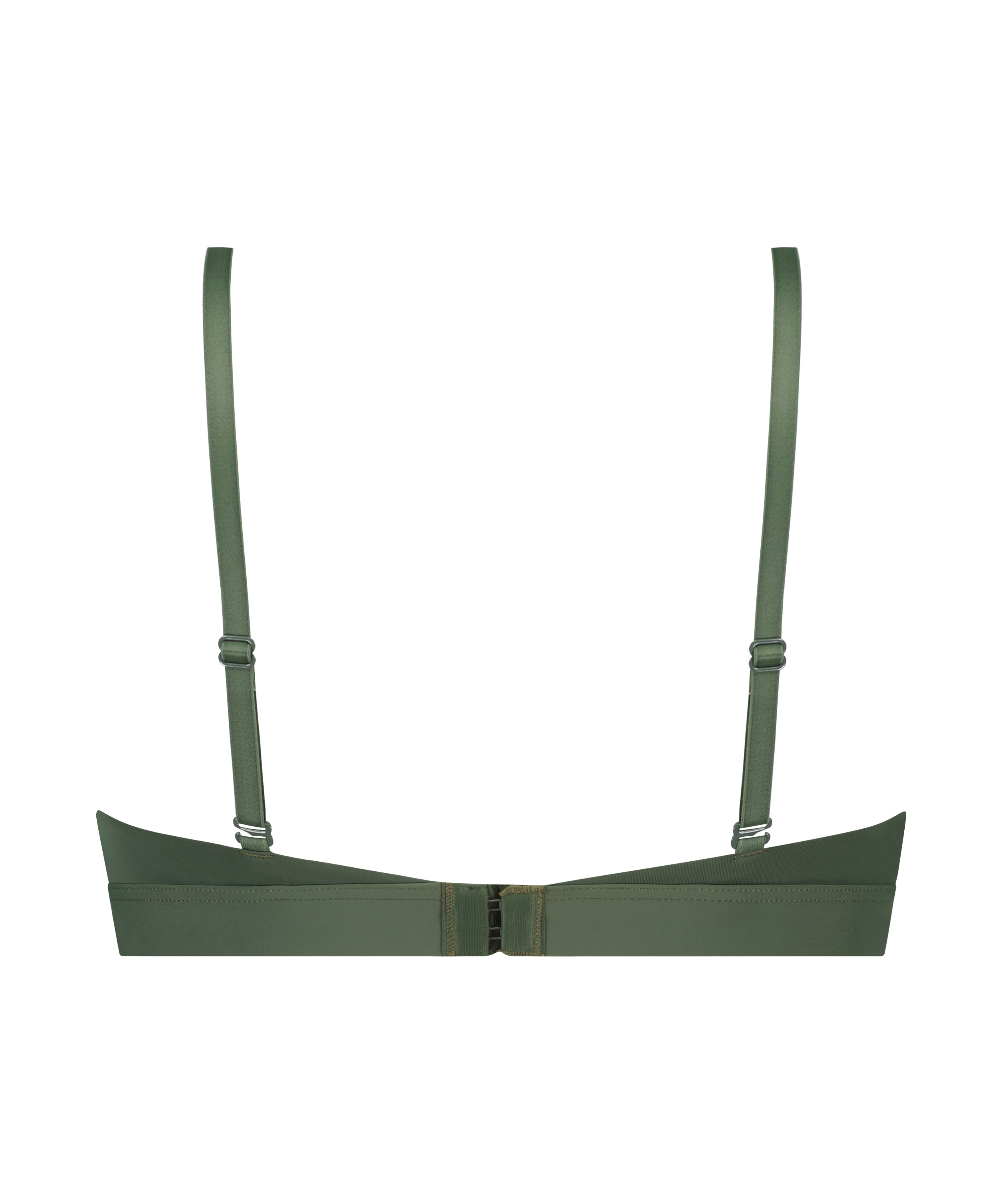 Formpressad bh utan bygel, Grön, main