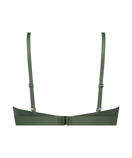 Formpressad bh utan bygel, Grön