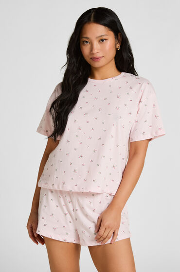 Hunkemöller Pyjamasset i bomull Rosa
