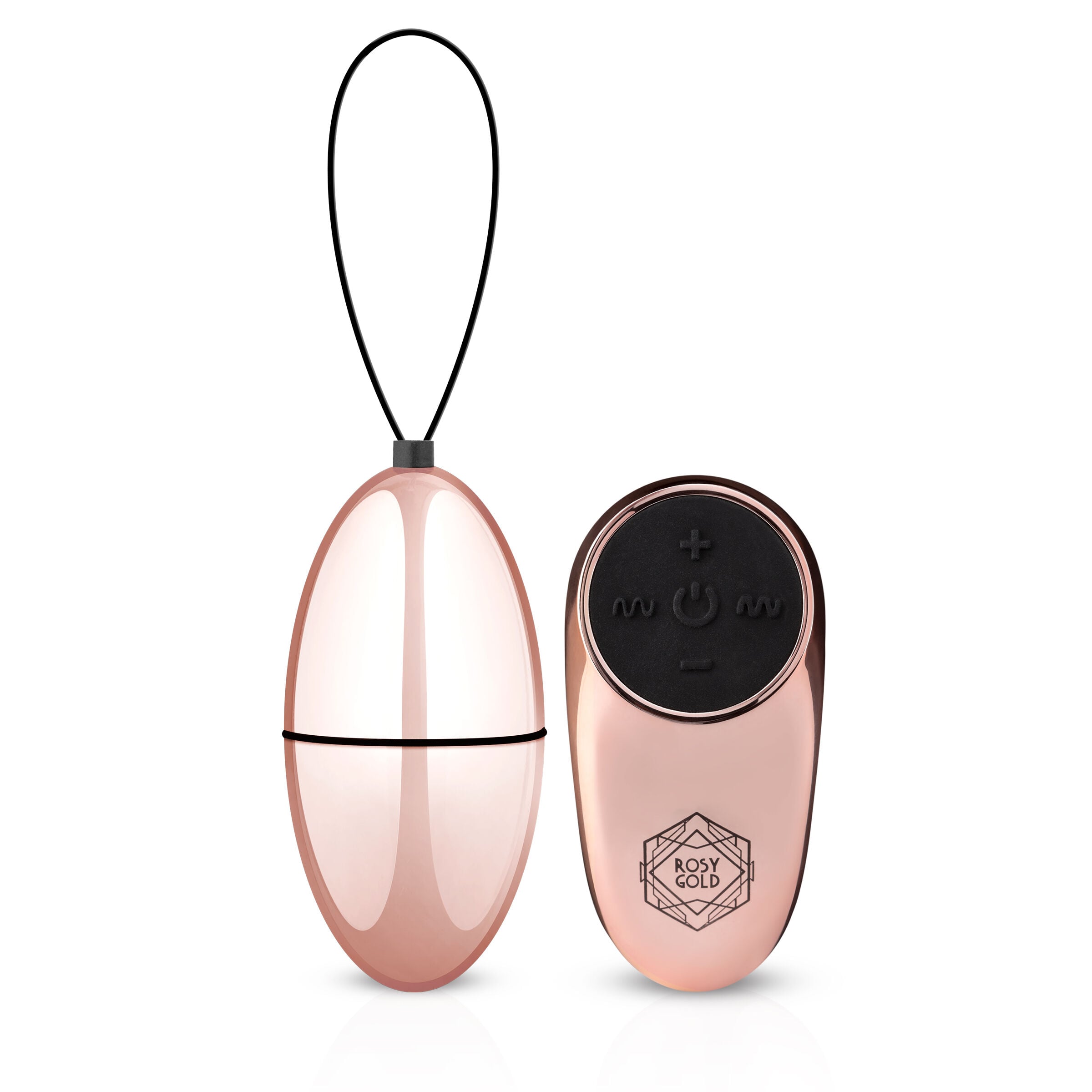 Roséguld Vibrerande Ägg med Fjärrkontroll