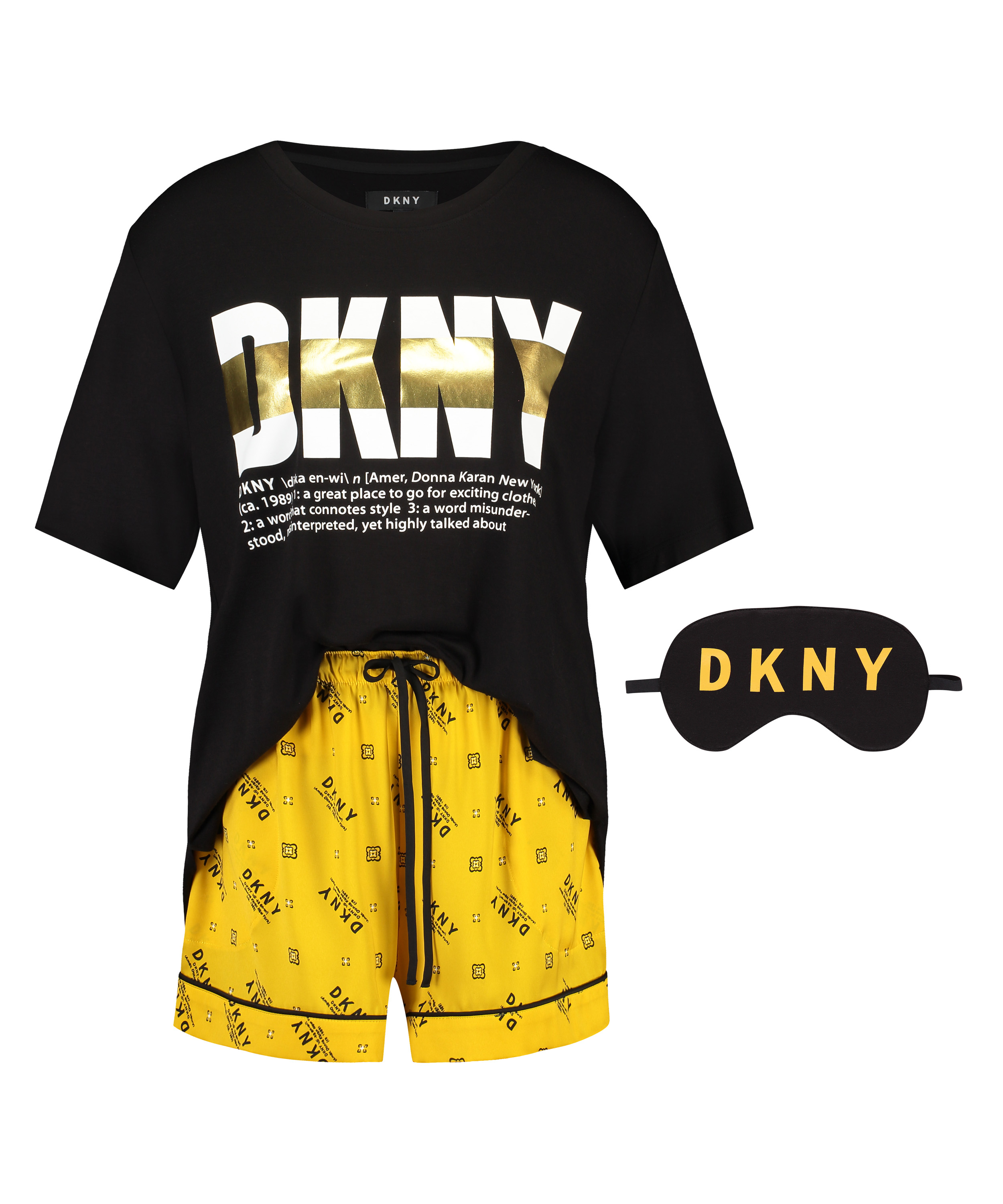 Pyjamasset DKNY, Gul, main