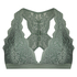 Halter-racerback bralette, Grön