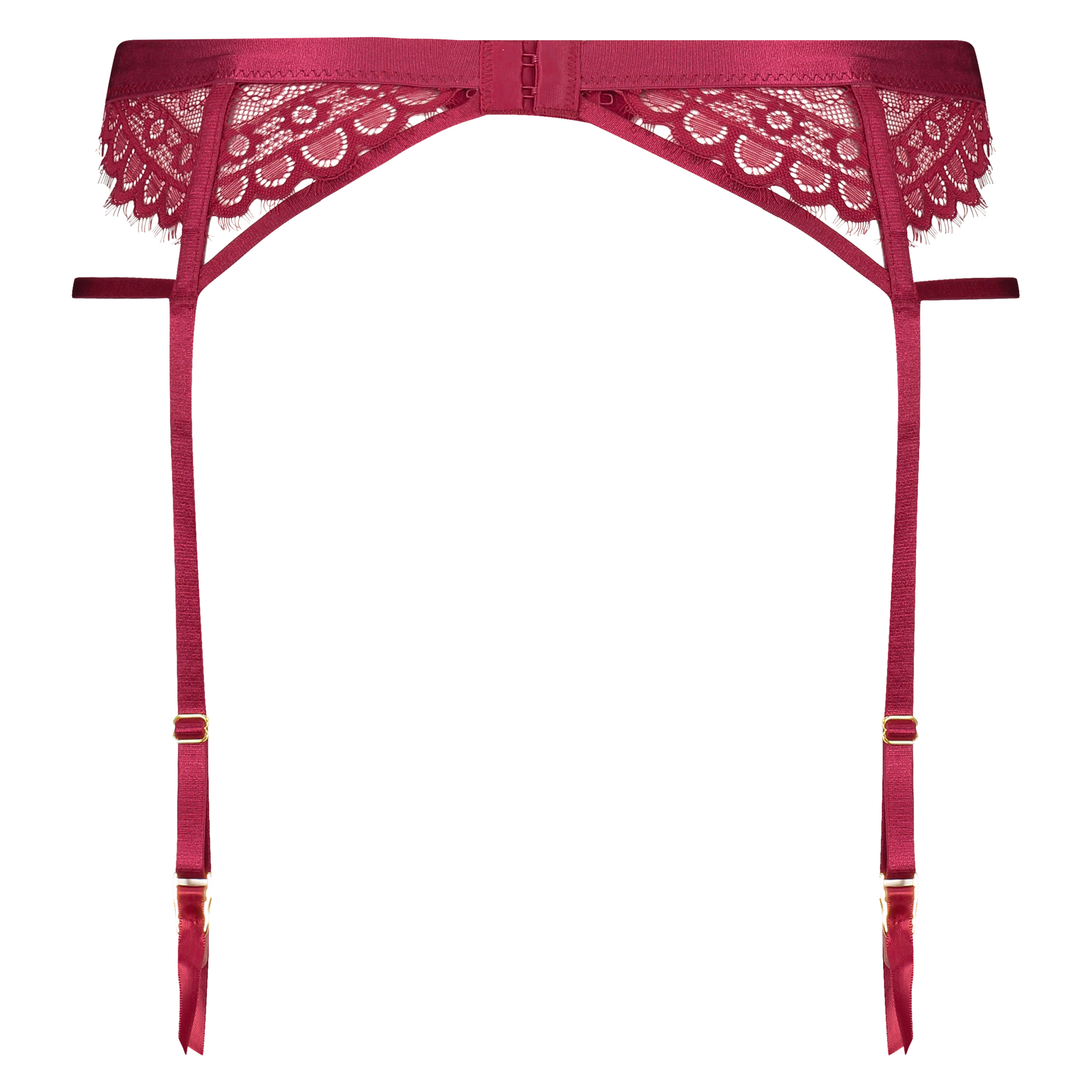 Private Strumpeband Jacky, Röd, main