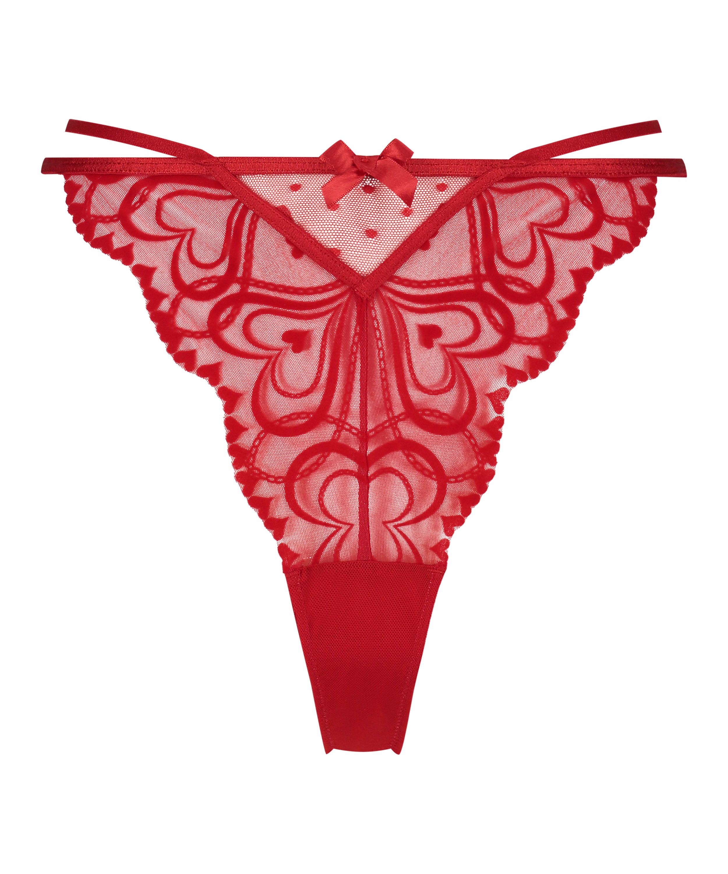 Stringtrosa Pippa, röd, main