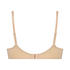 Formpressad bygel-bh Satin Fleece, Beige