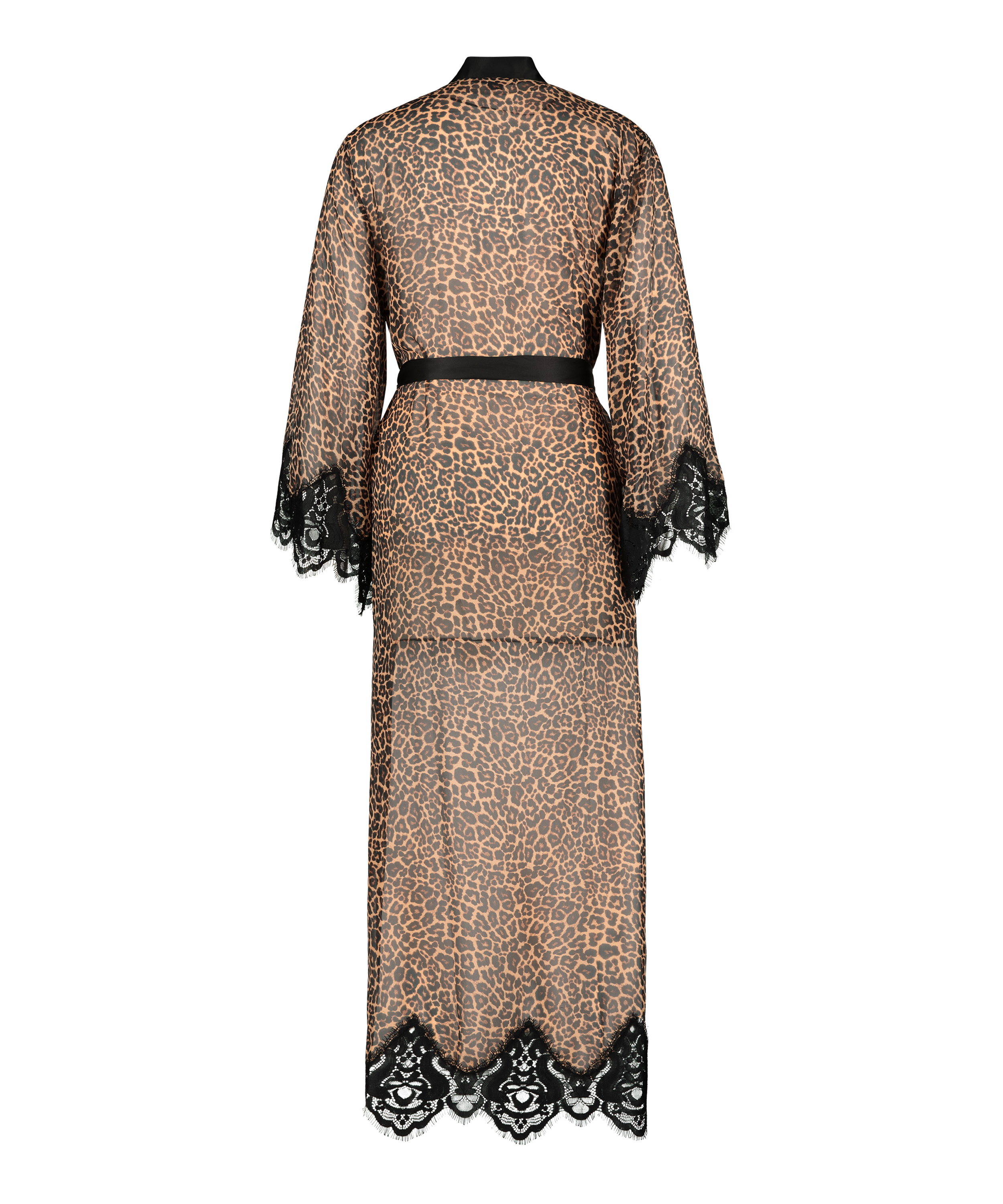 Chiffongkimono, Svart, main