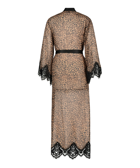 Chiffongkimono, Svart