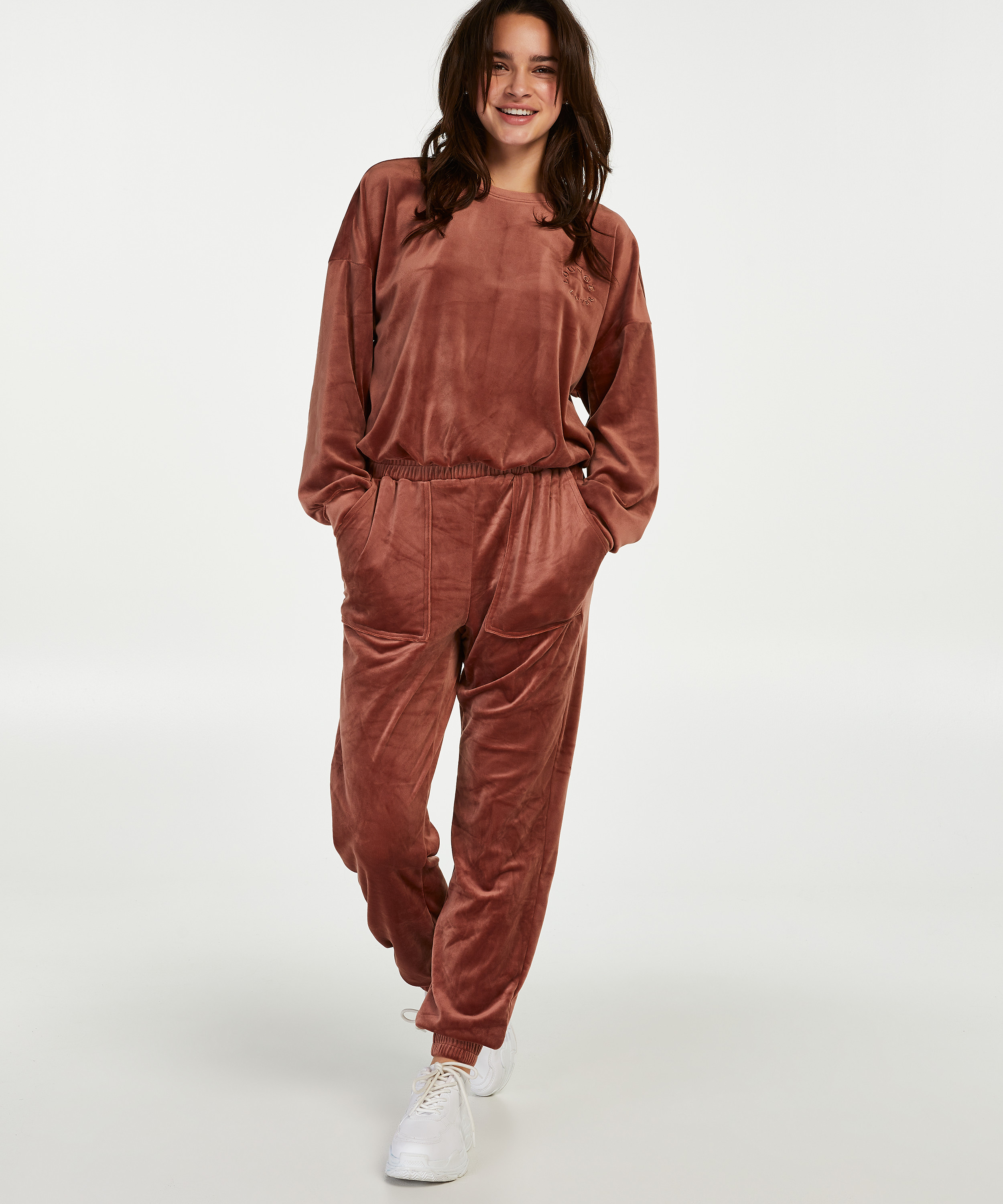 Velourtopp, Rosa, main