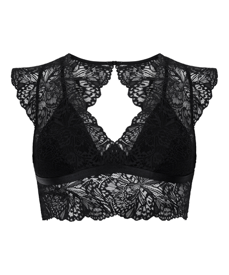 Posie bralette, Svart