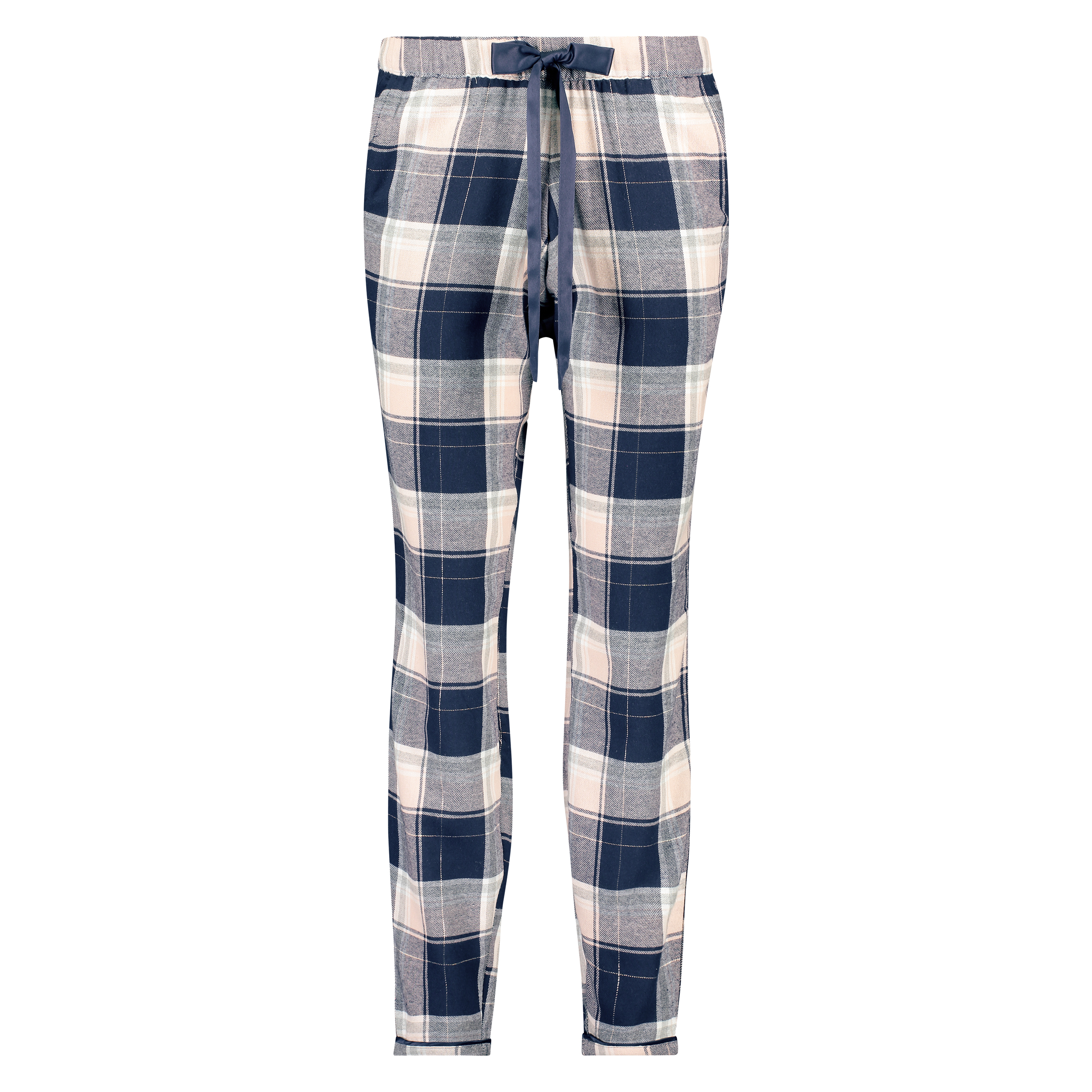 Pyjamasbyxa Check, Blå, main