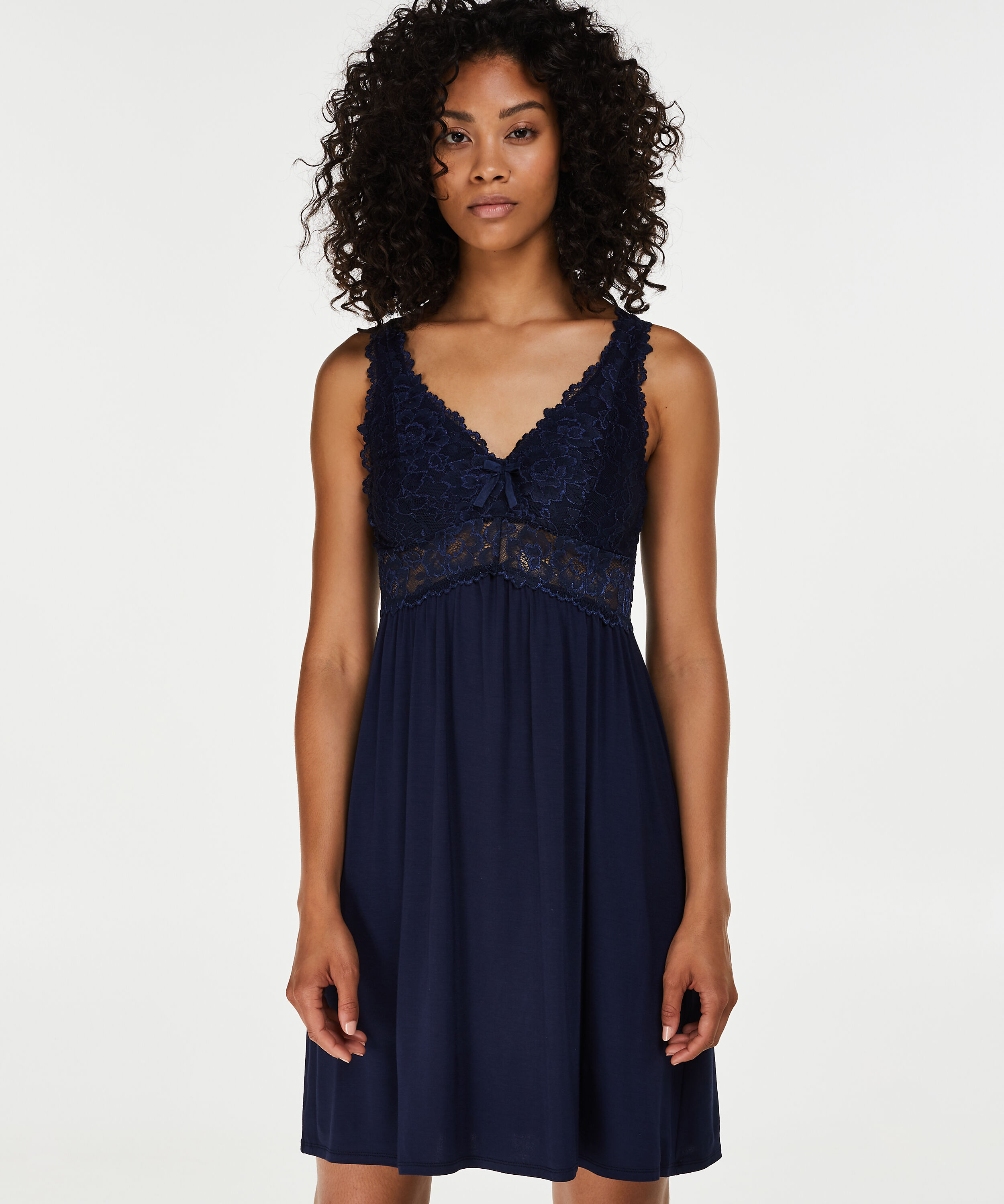Underklänning Modal Lace, Blå