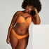 Bikinitrosa Scallop Lurex, Orange