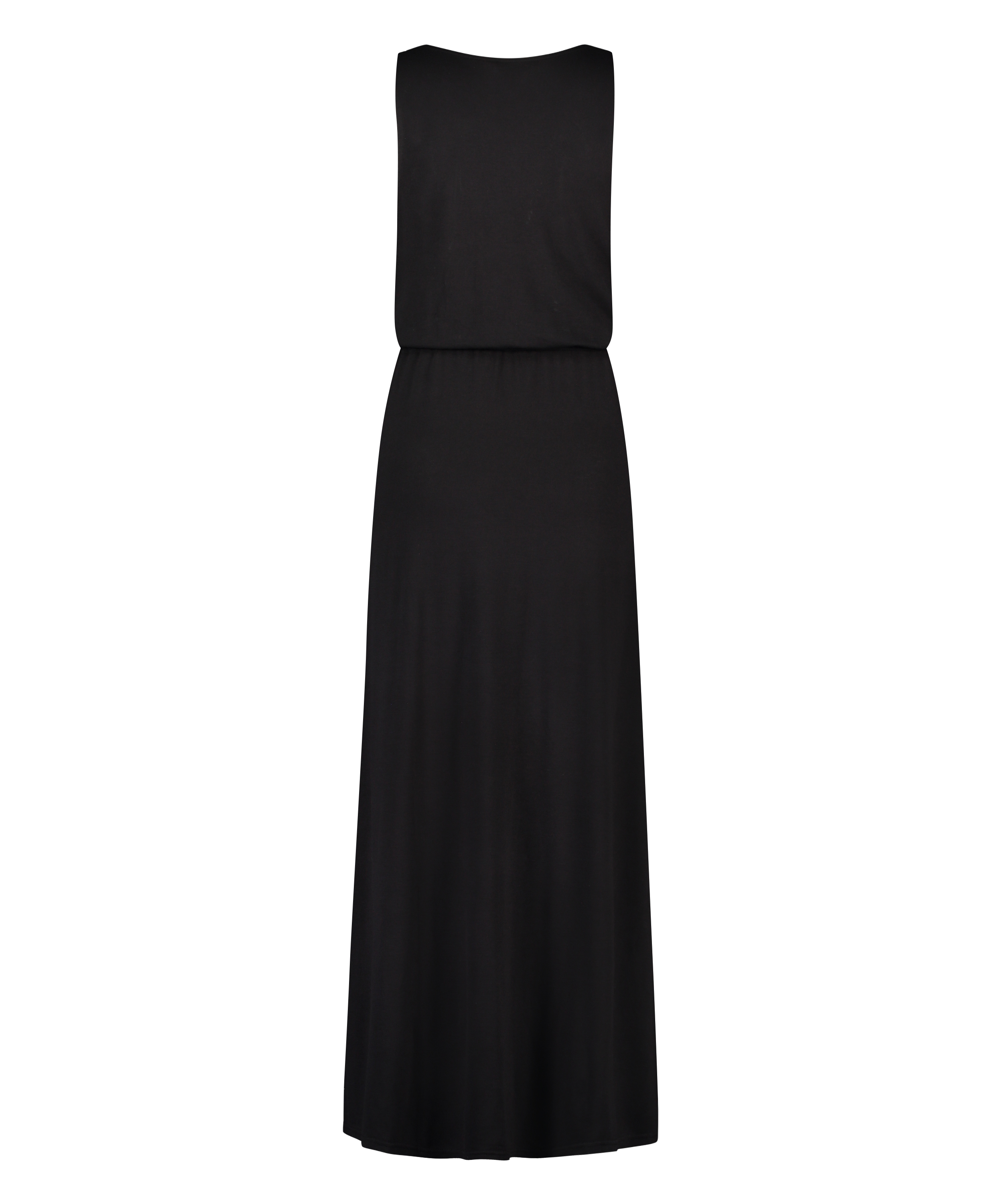 Strandklänning i jersey, Svart, main