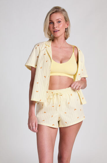 Hunkemöller Bomullsshorts Gul