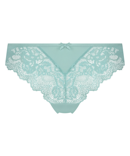 Högt skuren brazilian-trosa Dora, blå