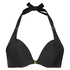 Formpressad push-up-bikinitopp Sunset Dream Storlek A - E, Svart