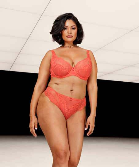 Icke formpressad bygel-bh Daisy, Orange