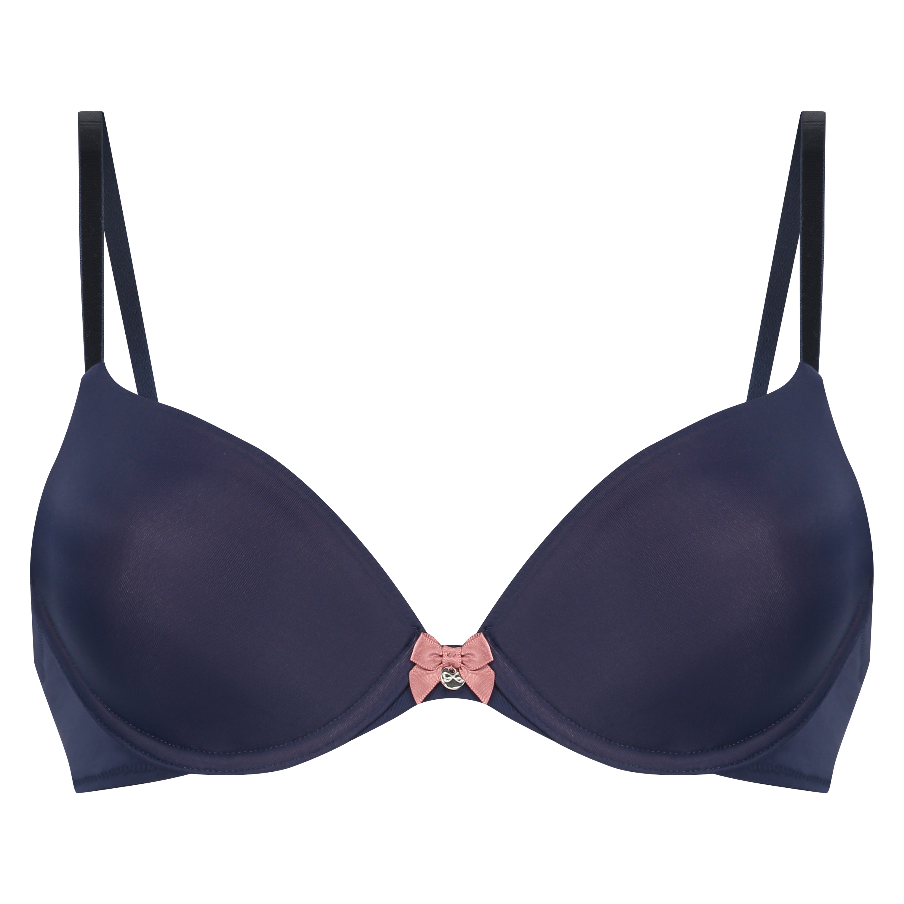 Formpressad bygel-bh Plunge, bl&aring;, main