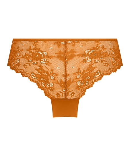 Brazilian-trosa Invisible Lace Back, Orange