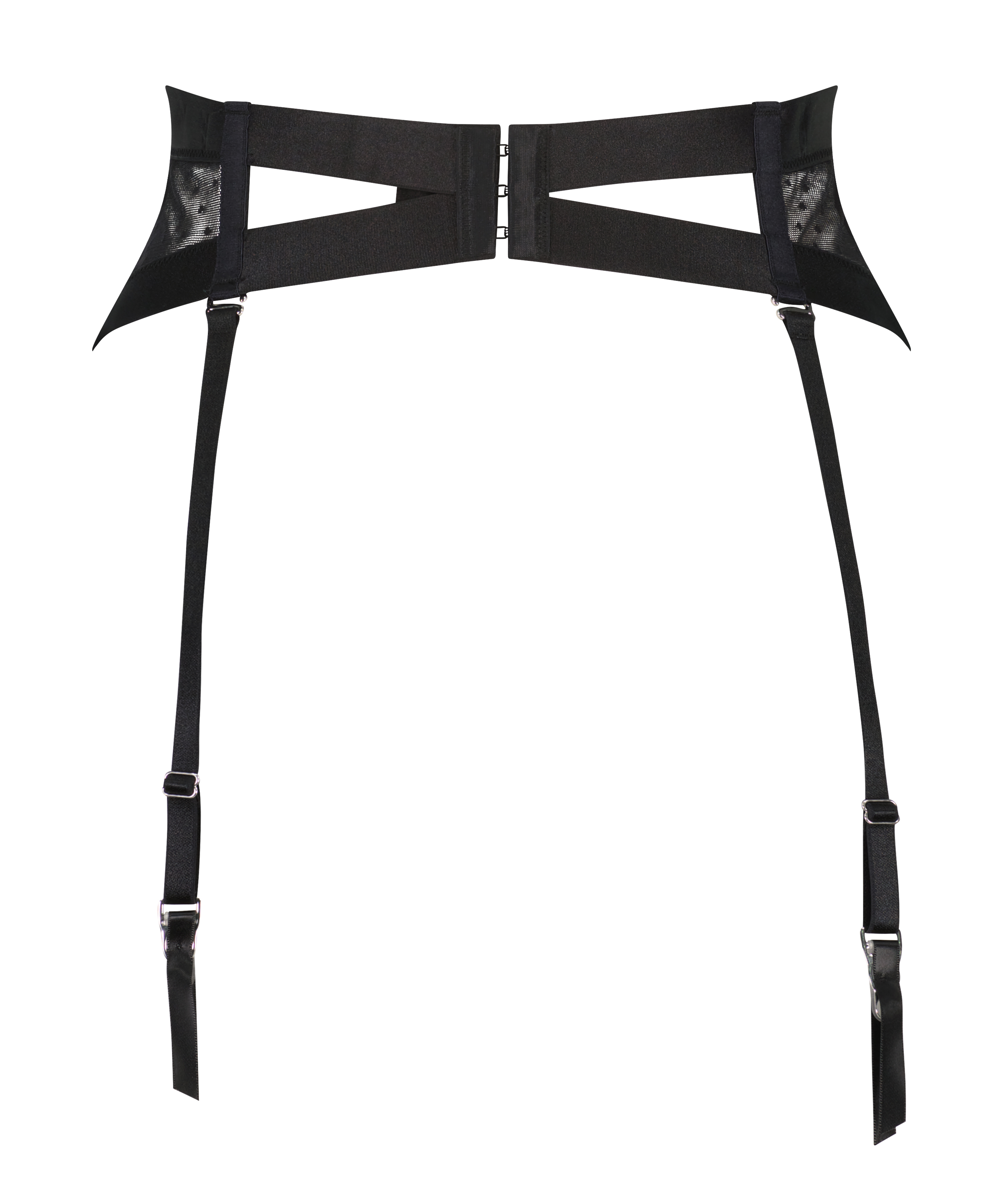 Waspie midjekorsett Violet, Svart, main