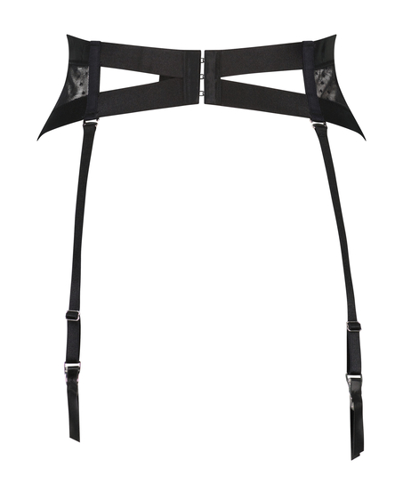 Waspie midjekorsett Violet, Svart