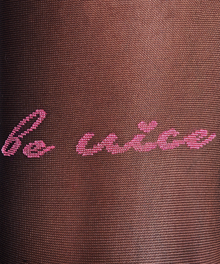 30 Denier Spetsstay-ups Be Nice, Rosa