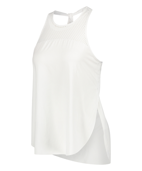 HKMX l&ouml;st sittande tanktop, Vit