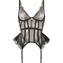 Akira icke-vadderad bygel-bustier, Svart