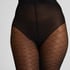 Tights 30 Denier tryck, Svart