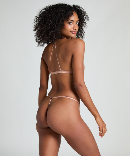 Free The Nipple bralette, Brun