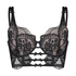 Oceana formpressad longline-bh med bygel Rebecca Mir, Svart
