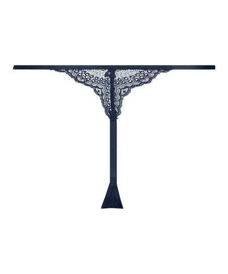 Högt skuren stringtrosa Kaiden, blå