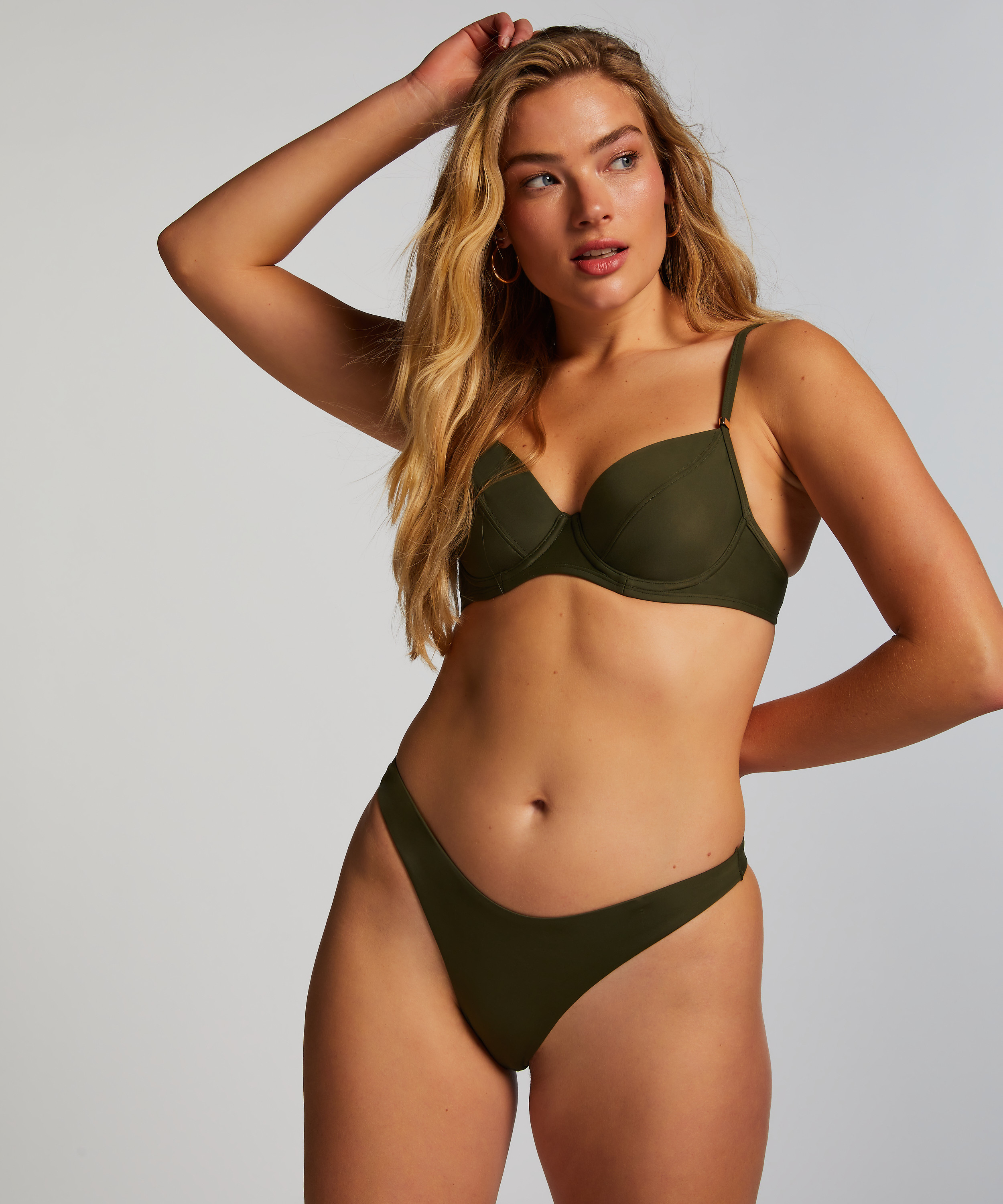 Bikiniöverdel Luxe, grön, main