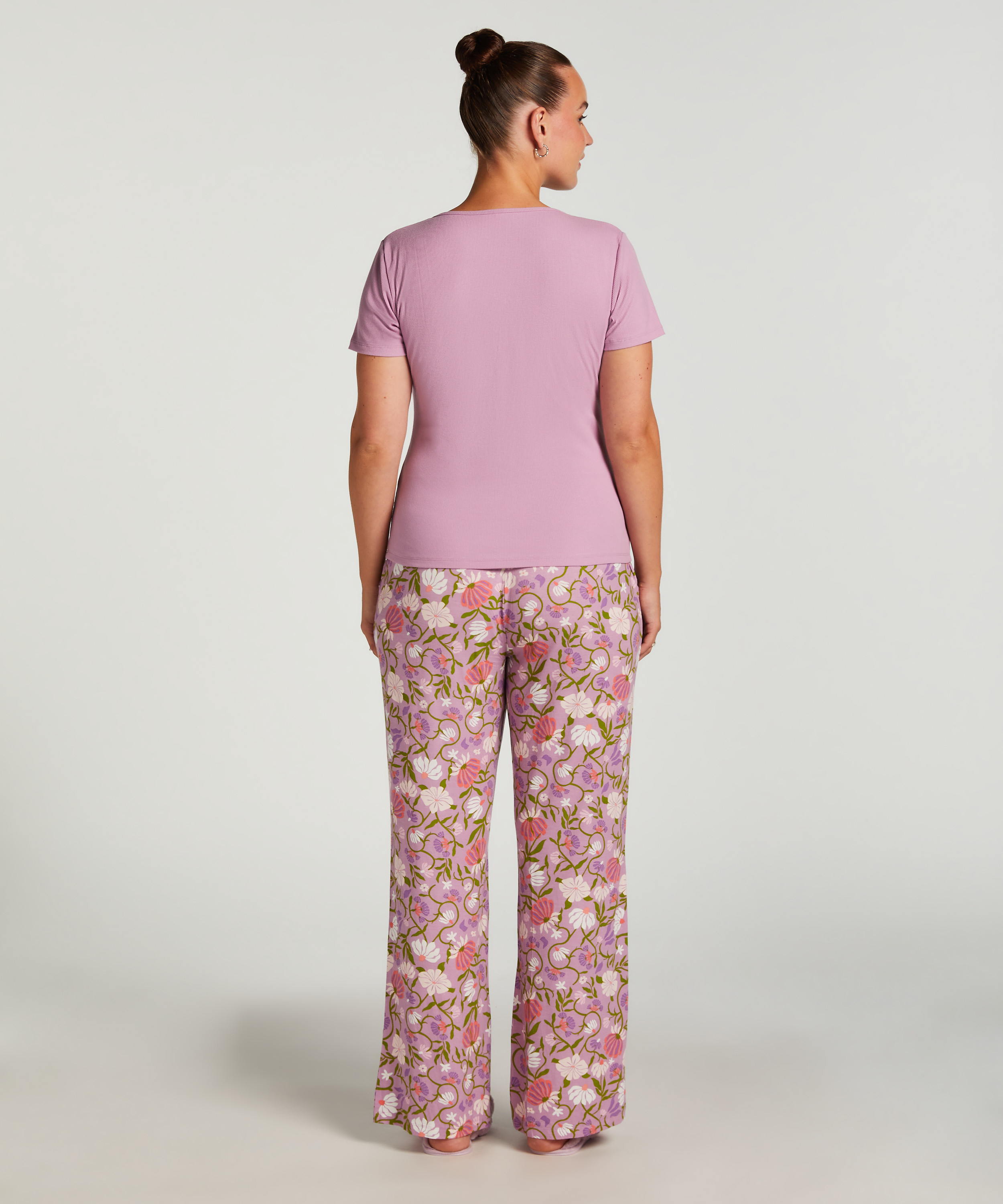 Pyjamasbyxa Jersey, Lila, main