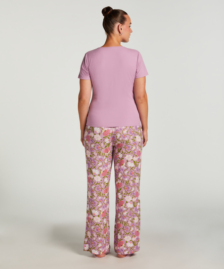 Pyjamasbyxa Jersey, Lila
