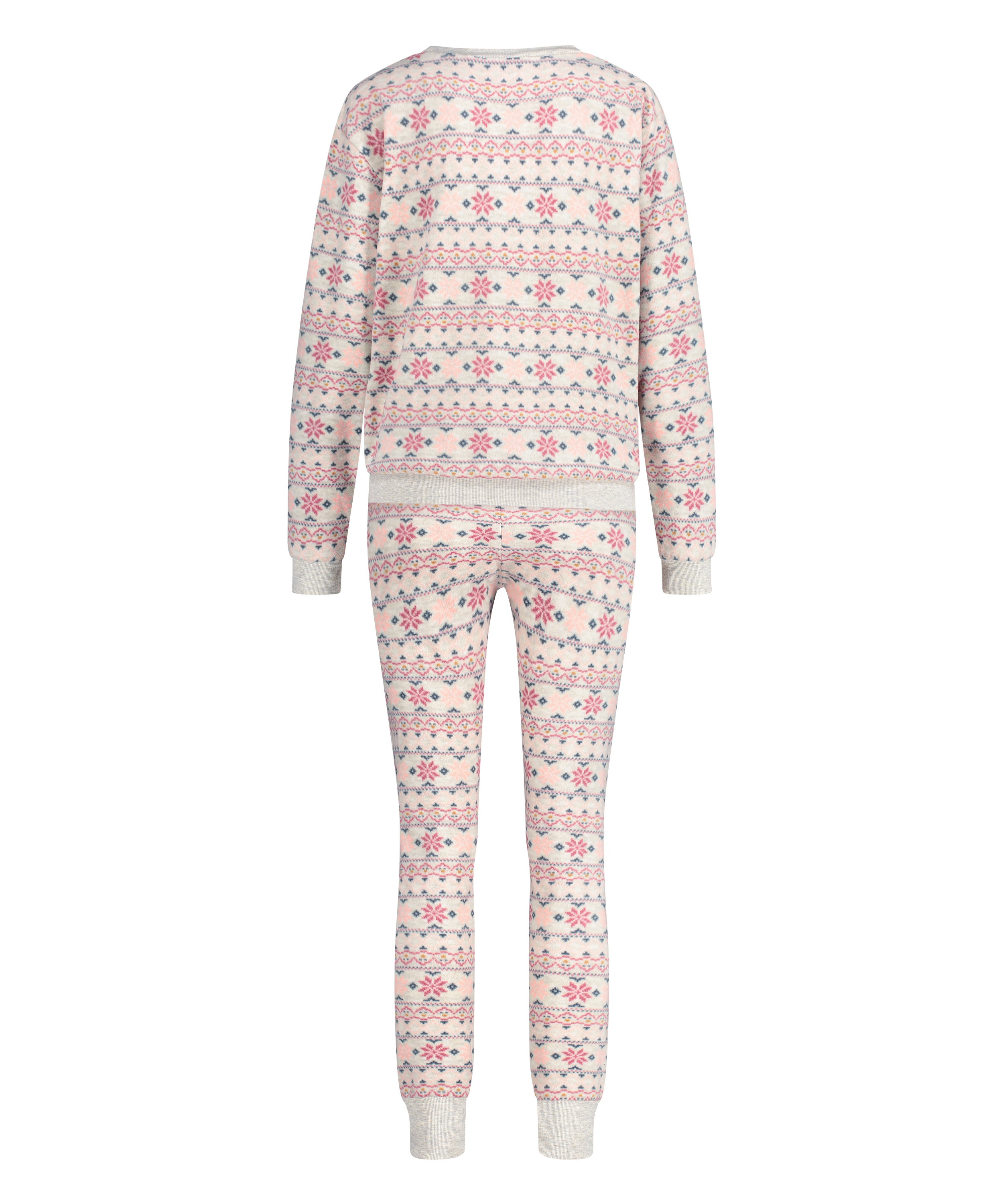 Pyjamaset med väska, Beige, main