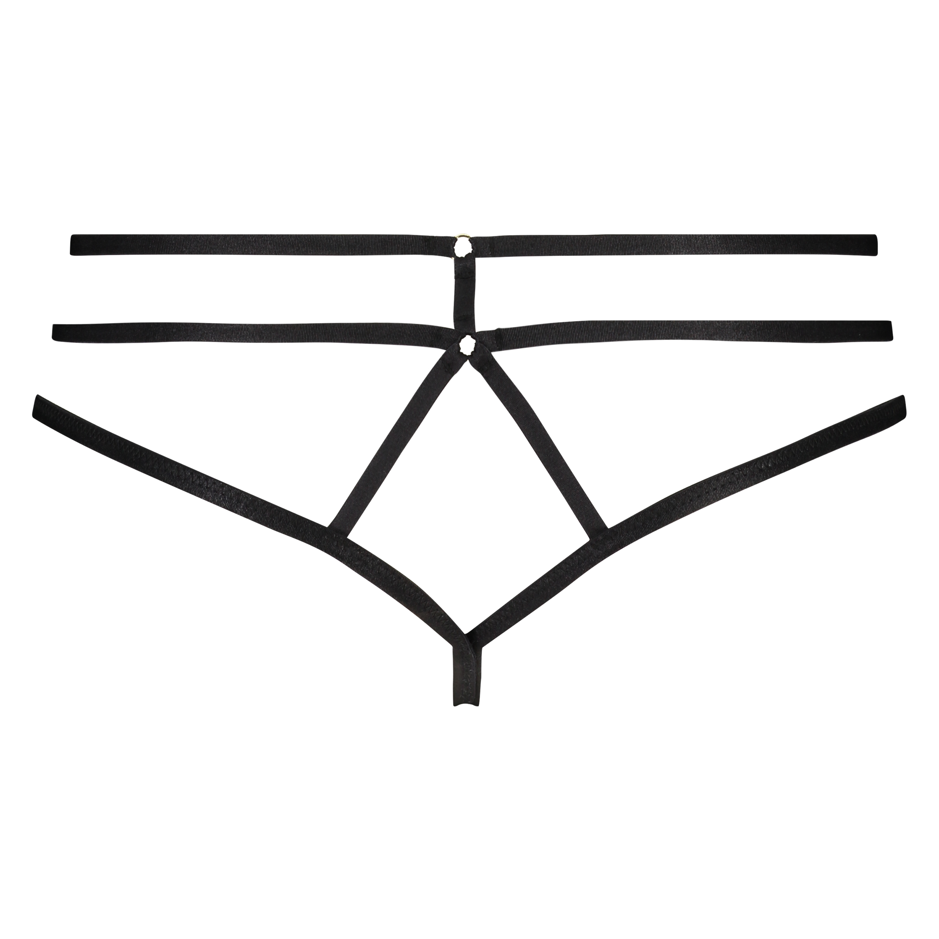 Yuna brazilian-trosa med öppen gren, Svart, main