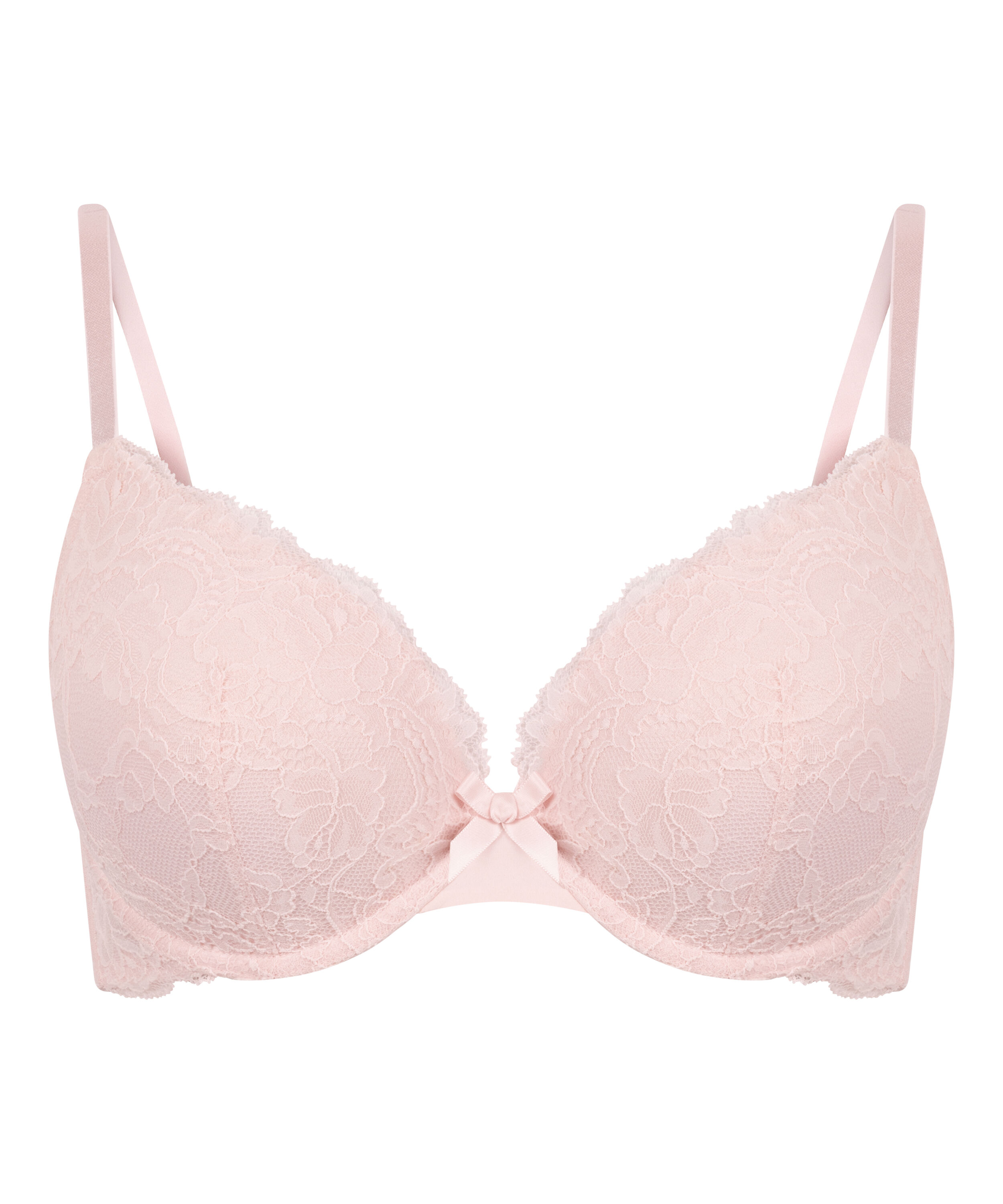 Vadderad push up-bh med bygel Teddy, Rosa