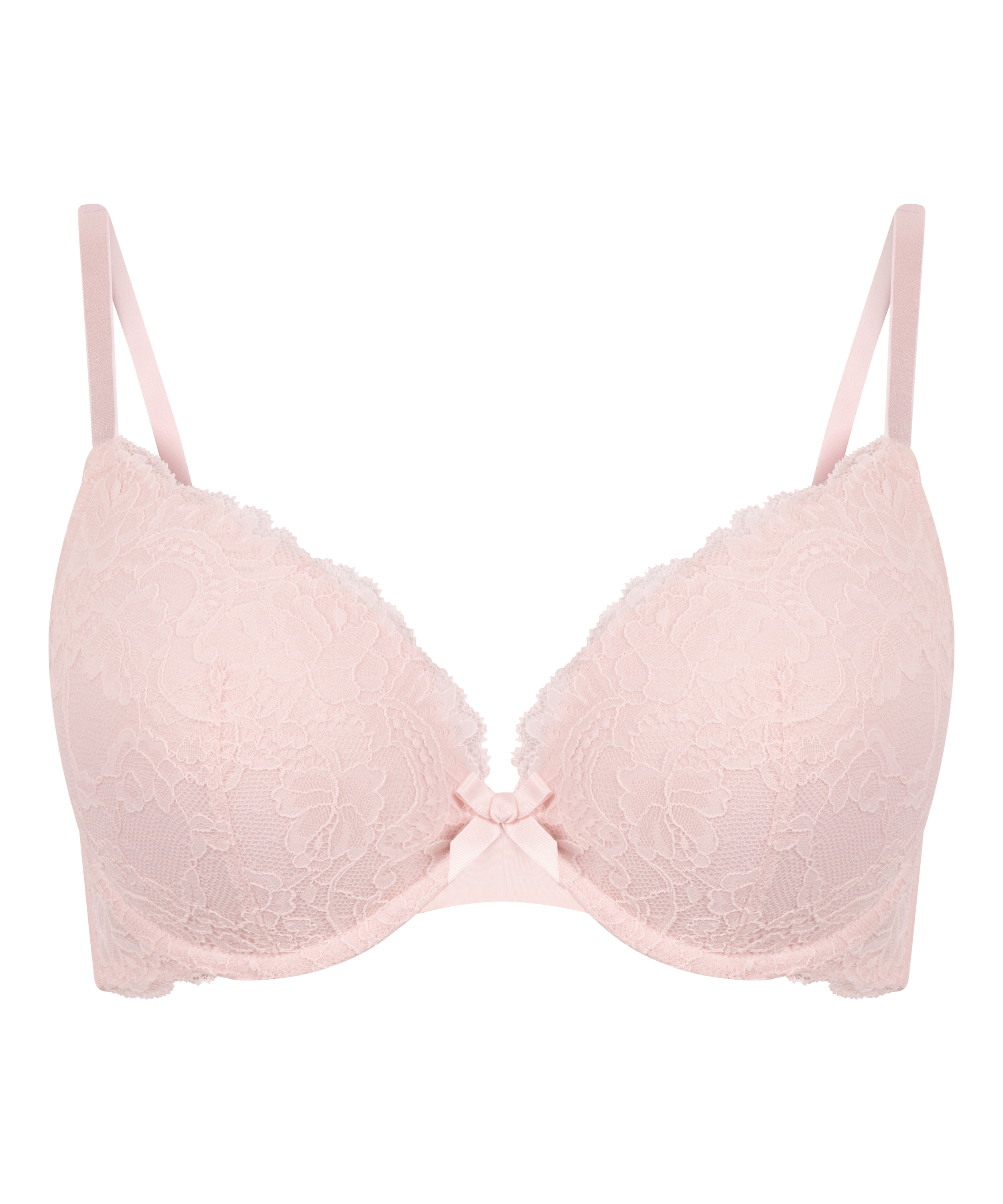 Vadderad push up-bh med bygel Teddy, Rosa, main