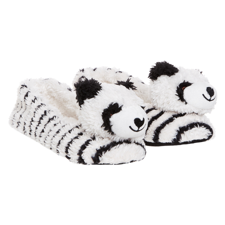 Ballerina slippers Animal Panda, Vit